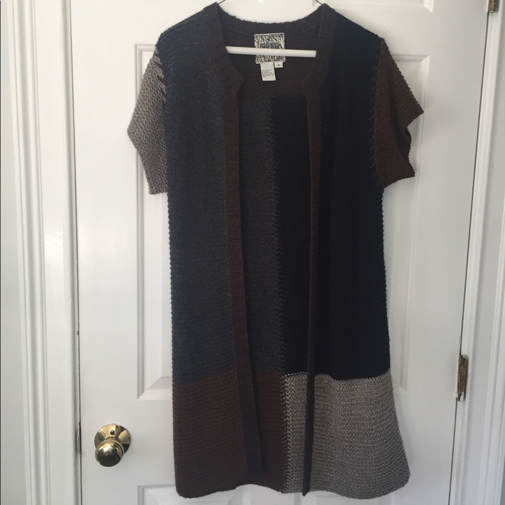 Curio knit sweater in earth tones